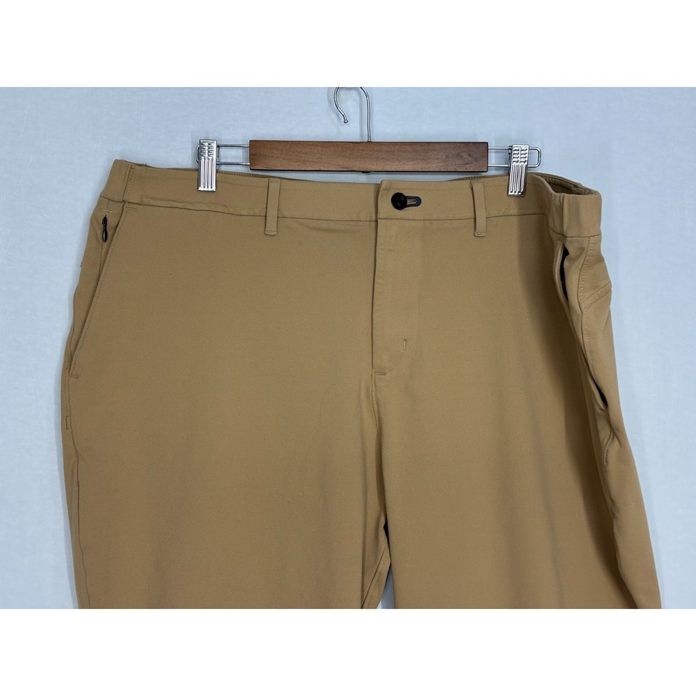 Public Rec Gamechanger Chino Pants Mens Khaki Flat Front Stretch 5-Pocket‎ 44x28